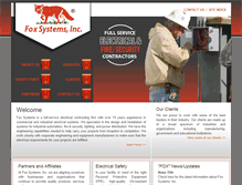 Tablet Screenshot of foxsystemsinc.com